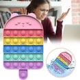 thumbnail image 1 of Juguete De Descompresión De Helado De Oso De Color, Juguete De Juego De Burbujas De Silicona Impermeable Para Aliviar El Estrés, Juguete Sensorial Unisex sonducket FN006154-00, 1 of 6