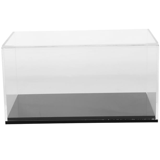 Caja de acrílico Vitrina transparente Caja de exhibición multiusos Vitrina de estatuilla transparente