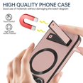 thumbnail image 7 of Ancove for iPhone 13 Pro Max Magnetic Case,[Compatible with Mag Safe],Shockproof Business PU Leather Ultra Slim Thin Case Cover with Built-in Kickstand for iPhone 13 Pro Max,Rosegold, 7 of 7