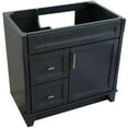 thumbnail image 4 of Bellaterra Home 400700-36R-DG 36 in. Single Sink Vanity with Cabinet, Dark Gray - Right Drawers, 4 of 12