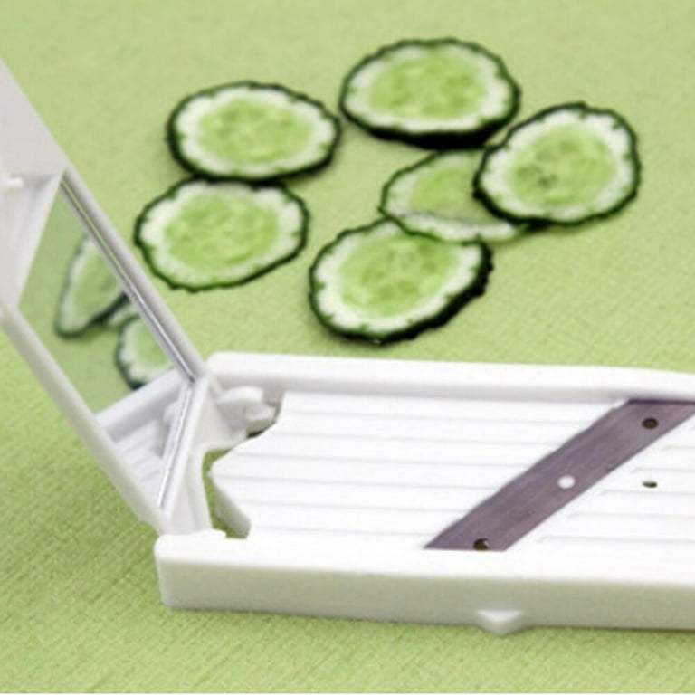 1pc Korean Beauty Cucumber Slicer With A Small Mirror Beauty Care Vegetable  Slicer - AliExpress