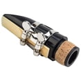 thumbnail image 1 of Kit de Boquilla, Incluye Ligadura+Caña de Clarinete 2.5+Boquilla de Clarinete Negra Tapa de Plástico Accesorios para Instrumentos Musicales,11 Feliz Sencillez, 1 of 5