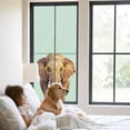 thumbnail image 3 of Green Elephants Window Privacy Film, Funny Animals Modern Art Static Cling UV Sun Blocking Tint Film Heat Control Windows Films for Bedroom Bathroom, Window Stickers 23.6"x59", 3 of 8