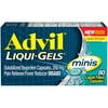 (3 pack) (3 pack) Advil Liqui-Gels minis (80 Count) Pain Reliever / Fever Reducer Liquid Filled Capsule, 200mg Ibuprofen, Easy to Swallow, Temporary Pain Relief
