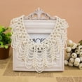 thumbnail image 4 of AYYUFE Elegant Women Hollowed Imitation Pearl Choker Bib Collar Statement Necklace, 4 of 7
