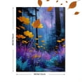 thumbnail image 3 of Moonlit Wildflower Meadow Canvas Enchanted Starry Night Fantasy Nature Bedroom Home Wall Decor, 3 of 8