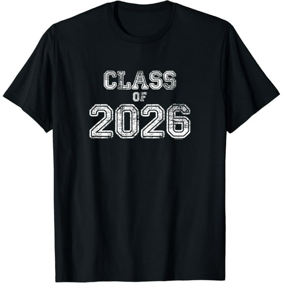 Class of 2026 | Senior 2026 Graduation Vintage School Spirit T-Shirt mens t shirt，black，women，funny，misfits，men，journey