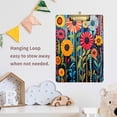 thumbnail image 4 of FORMRS Acrylic Clipboard with Low Profile Clip Standard A4 Letter Size, 12.5" x 9", Orange Colorful Flowers, 4 of 8