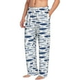 thumbnail image 6 of Logiee Blue Fish Print Pajama Pants for Men,Men’s Pajama Bottoms,Mens PJ Pants with Pockets & Button Fly-X-Large, 6 of 6