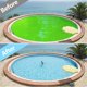 thumbnail image 4 of Bolas filtrantes para piscina de 700 g, bolas reutilizables, bolas filtrantes en lugar de arena filtrante de 25 kg, para piscina, filtración de agua (blanca) ER, 4 of 5