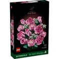 thumbnail image 3 of LEGO Botanicals Bouquet of Pink Roses Artificial Flowers - Building Blocks for Adults, Ages 18+ - Gift for Birthdays or Special Occasions - Flowers for Home Office, Shelf or Room Decor - 10374, 3 of 10