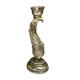 thumbnail image 5 of Portavelas candelabro centro de mesa decorativos cónicos portavelas adorno para chimenea, vacaciones, decoración de la sala de estar del hogar Plata Macarena Candelabros cónicos, 5 of 8