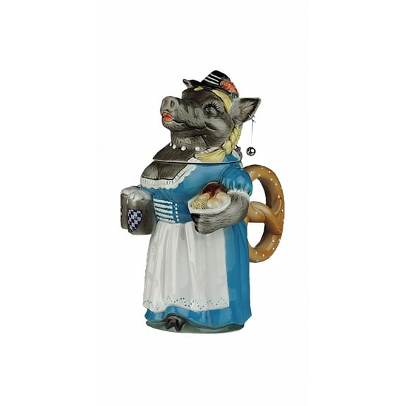 German Beer Stein Rosie Oktoberfest 1 liter tankard, beer mug