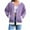 Purple, variant on Womens Lightweight Casual Jacket Early Fall Fashion Oversized Coat Graphic Long Sweaters Open Front Zip Up Sweatshirt Cotton