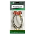 thumbnail image 2 of Marshall Excelsior MER425HSS-15P2 High Capacity Thermo Pigtail, 1/4" Inverted Flare X QCC with Braided Stainless Steel Hose - 15", Red, Pack of 2, 2 of 3