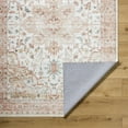 thumbnail image 4 of BoutiqueRugs Lotan Traditional Area Rug - Machine Washable - Coral, Ivory, Sage - 7'6" x 9'5", 4 of 8