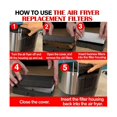 thumbnail image 4 of 20 Pcs Filtres de Remplacement pour Pot Vortex Plus Filtres 6qt Effaceur d'Odeurs et Résidus d'Huile, 4 of 5
