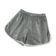 thumbnail image 2 of uublik Sweat Shorts Women Super Soft Stretchy Loose Workout Shorts With Pockets Gray, 2 of 5