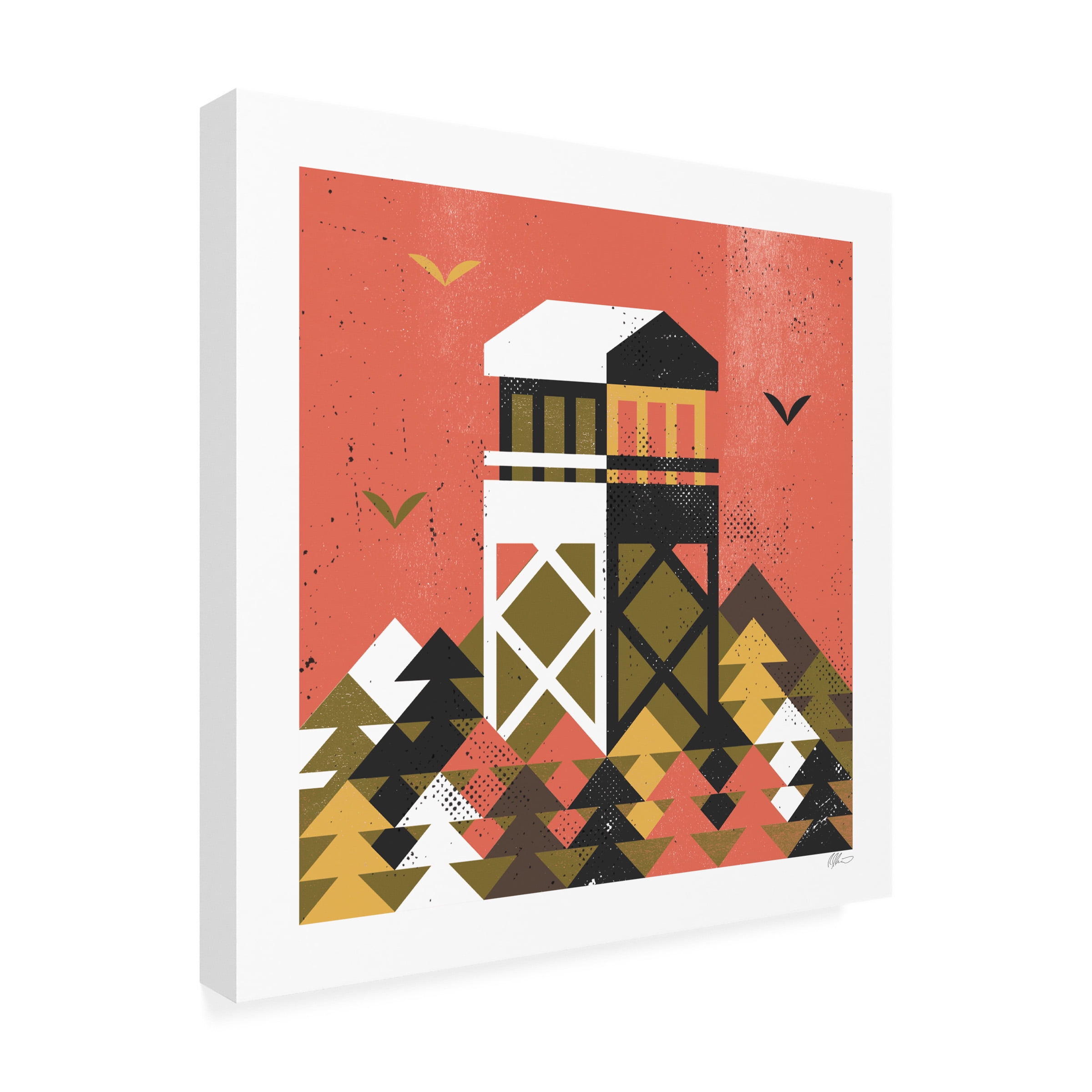 Robert John Paterson 'Firewatch' Canvas Art