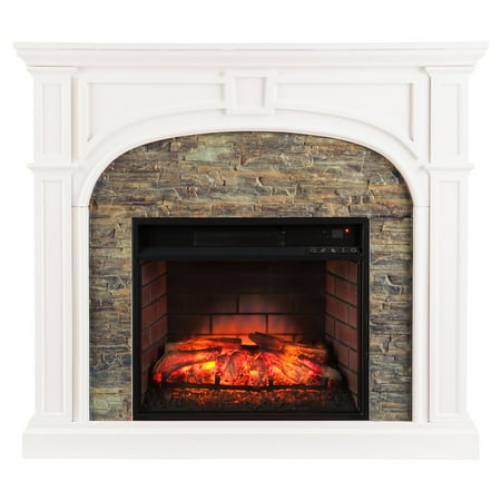 Southern Enterprises Tanaya Infrared Electric Media Fireplace