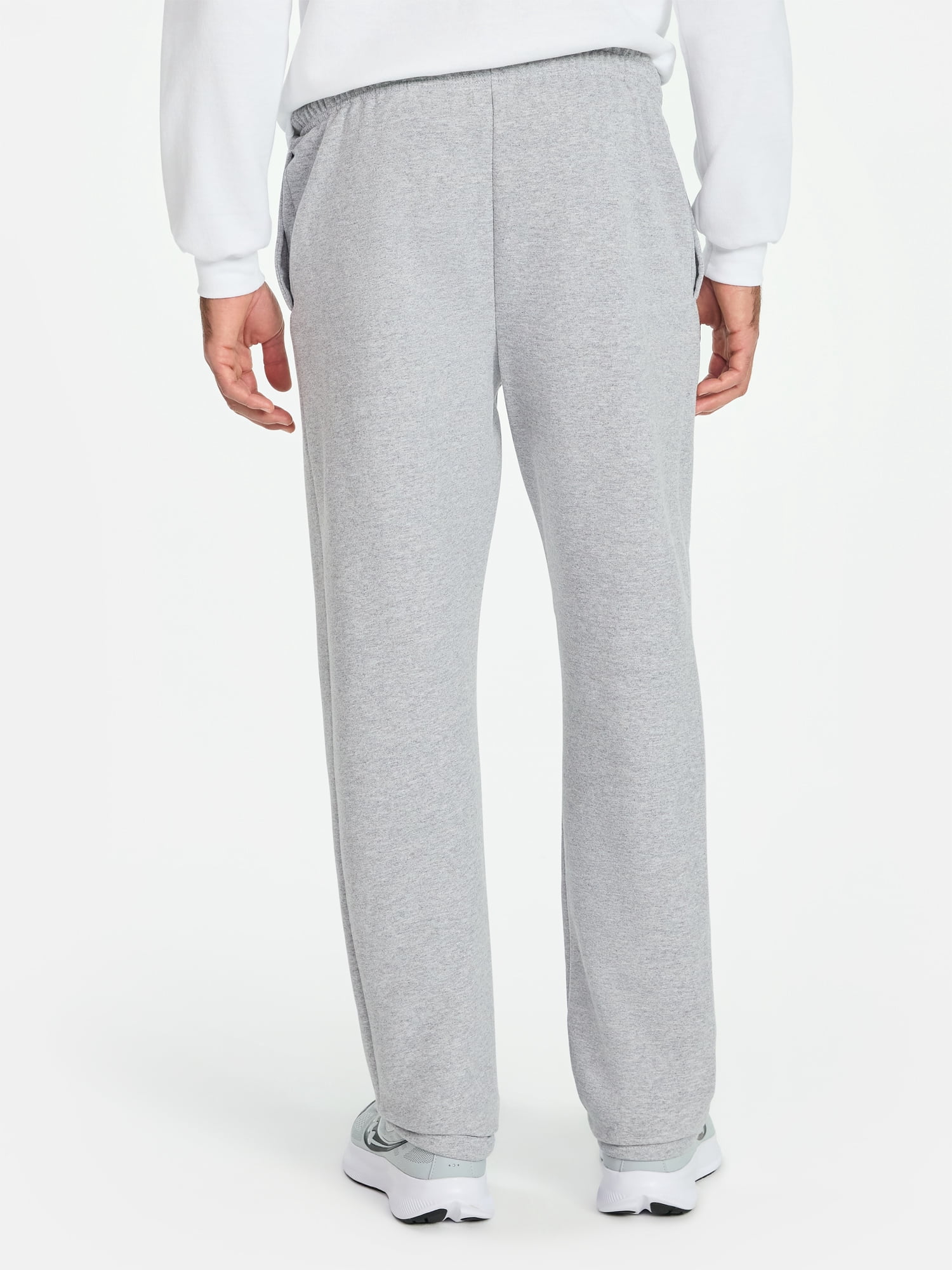 Athletic Works Men's Open Bottom Sweatpants, Sizes S-2XL