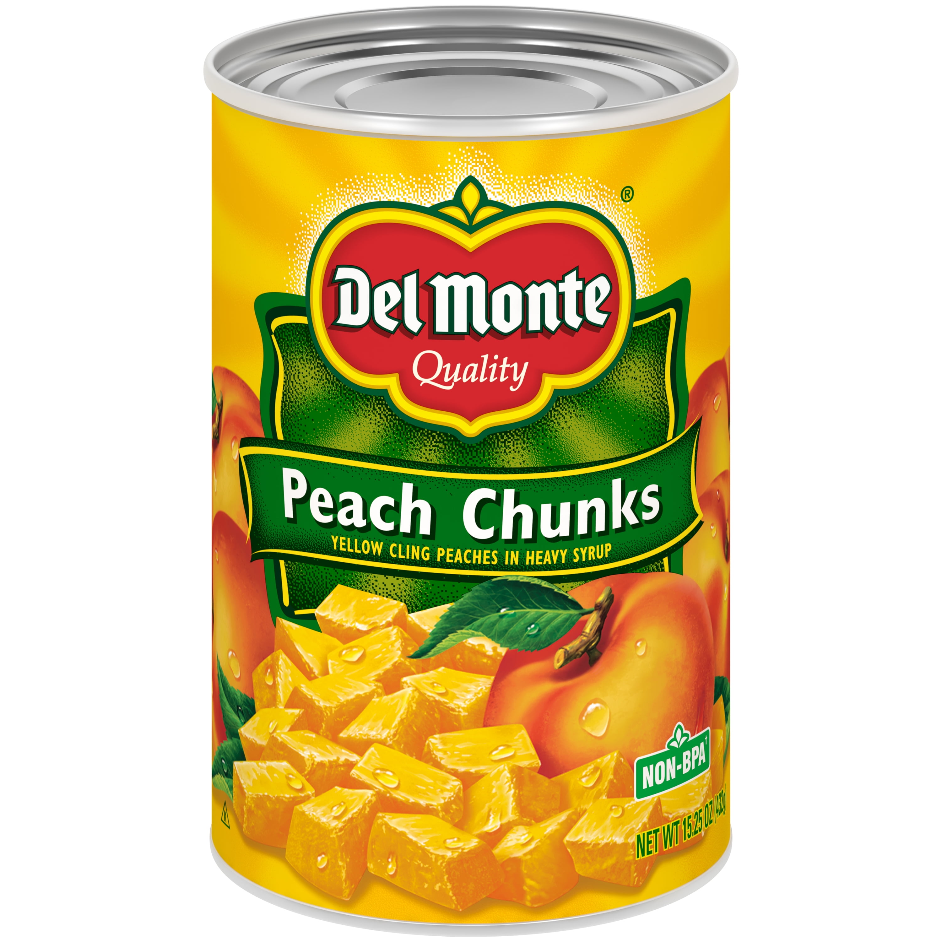 Buy Del Monte Yellow Cling Peach Chunks, Canned Fruit, 15.25 oz Can