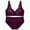 2025/Purple, variant on Otvok Womens Lace Adjustable Plus Size Bra without Steel Ring Thin Underwear Two-Piece Set