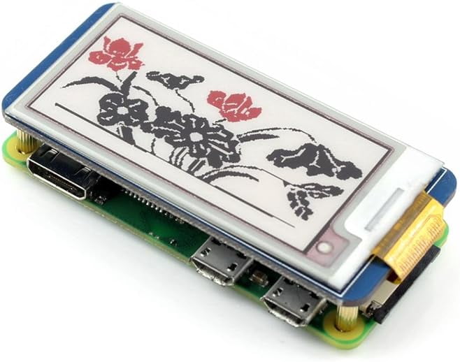 Tri-Color 2.13inch E-Ink Display Module Three-Color Resolution 212x104 3.3v E-Paper Electronic Screen Panel with Embedded Controller SPI Interface Fits /Arduino/STM32/Jetson Nano