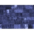 thumbnail image 1 of Ahgly Company Indoor Rectangle Patchwork Blue Transitional Area Rugs, 8' x 10', 1 of 4