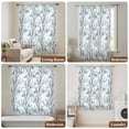 thumbnail image 6 of Natural Trees Branches Sheer Curtains 72 Inches Long, Colored Birds Vintage Rustic Blue Light Filering Curtains, Breathable Simi Curtain Privacy Drapes for Living Room Bedroom Window Treatment, 6 of 9