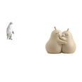 thumbnail image 1 of Sujetalibros decorativos con escultura de pingüino, de resina, con detalles vívidos, ideales para la oficina, el hogar, el dormitorio y la sala de est, 1 of 8