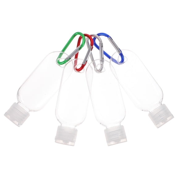 NICEXMAS 10 Sets Portable Refillable Clear PET Hand Containers for Travel, Storage, and Easy Carrying