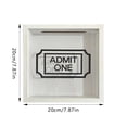 thumbnail image 3 of Personalized Travel Souvenir Storage Box - Modern Design, Photo Display - Wall Decoration for Couples, Adventure Memories & Home Decor, 3 of 4