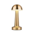 thumbnail image 3 of Craftmade - Joni 8.25 in. Brass Finish 1-Light Integrated LED, 2700/4500/6000K CCT 3-Way Touch Rechargeable Table Lamp with Shade, 3 of 4
