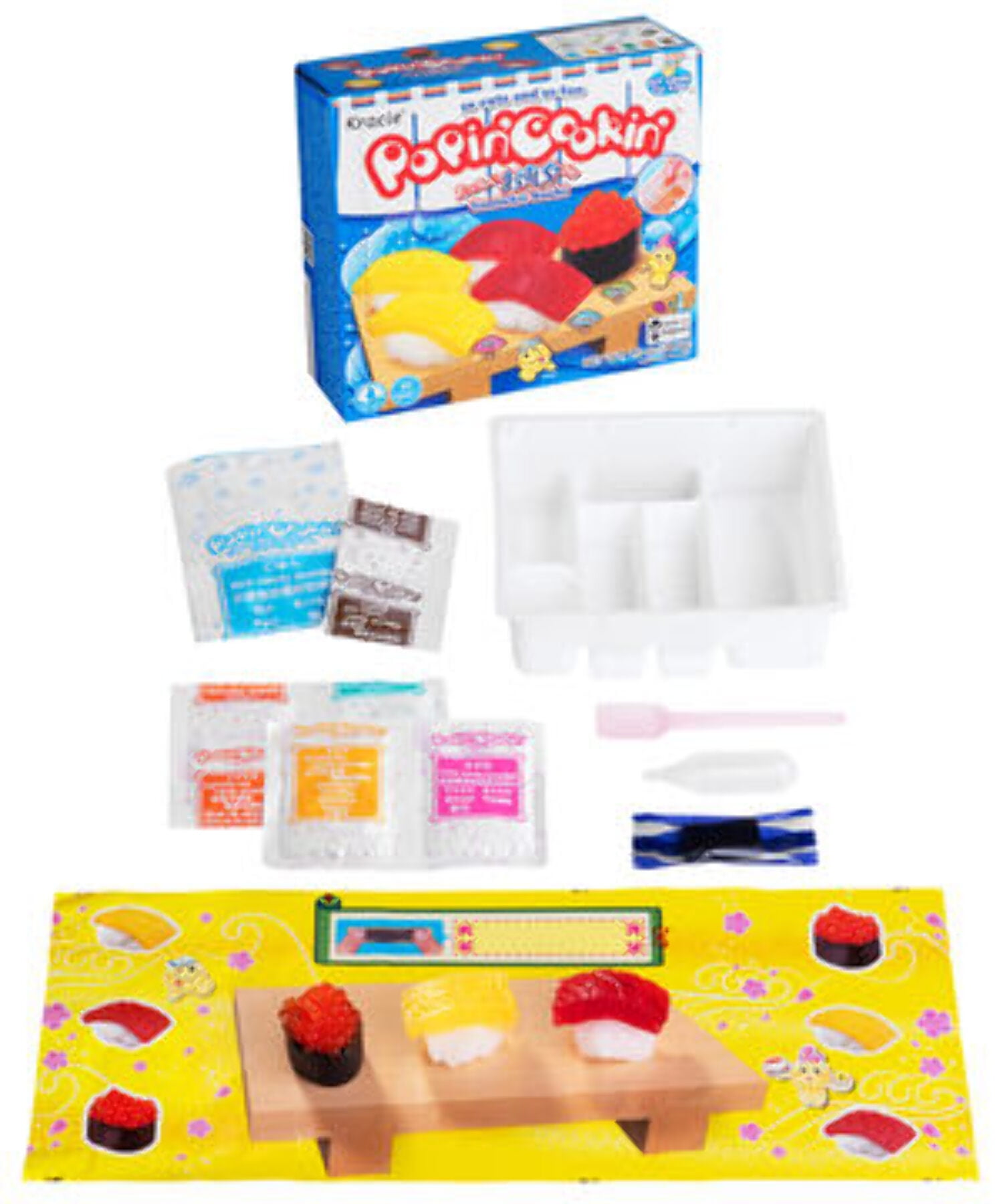 4 pack) JFC International Kracie Popin' Cookin' Tanoshii Sushi, 1