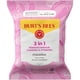 thumbnail image 3 of Burt's Bees Toallitas limpiadoras faciales micelares 3 en 1 y toallitas desmaquillantes con agua de rosas hechas con algodón reutilizado, 30 unidades, paquete de 3, 3 of 12