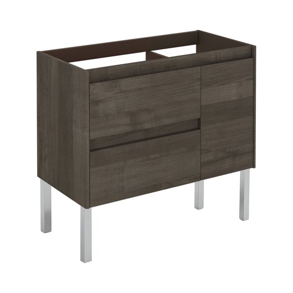 Ws Bath Collections AMBRA 90F SA BASE Ambra 35" Single Free Standing Vanity Cabinet Only -