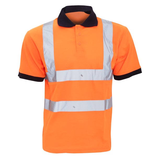 Yoko - Polo/Camiseta/camisa de seguridad de alta visibilidad (Tallas grandes hasta 6XL) - Trabajar / Reflectante (Naranja butano)
