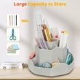 thumbnail image 5 of ZIVACATE 360° Rotating Pen Pencil Holder for Desk Organizers Spinning Pencil Holder for Office,Grey, 5 of 7