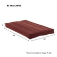 thumbnail image 5 of Happy Hounds Cooper Deluxe Reversible Crate Pad, Burgundy, Extra Large (48" x 30"), 5 of 6