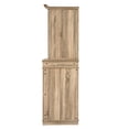 thumbnail image 6 of Home Source Contemporary Oak Corner Bar, Wood, Brown, 6 of 6