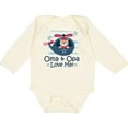 thumbnail image 3 of Inktastic Oma and Opa Love Me Grandson Boys Long Sleeve Baby Bodysuit, 3 of 5