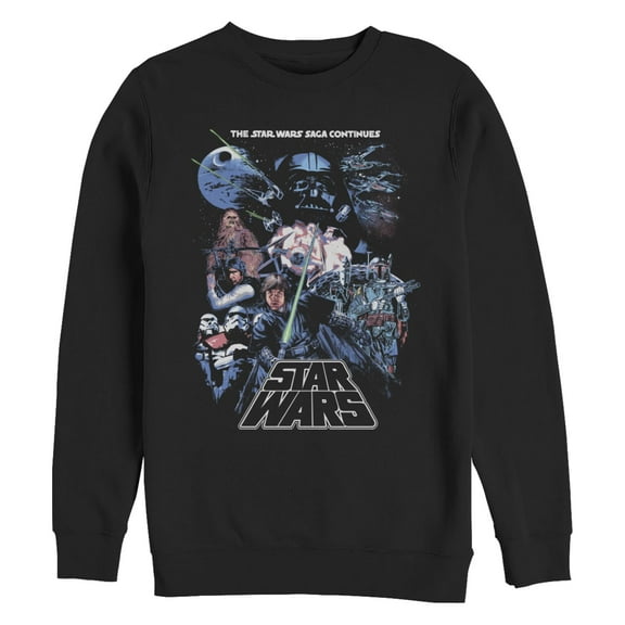 Men's Star Wars: A New Hope Classic Retro Poster Sweatshirt
