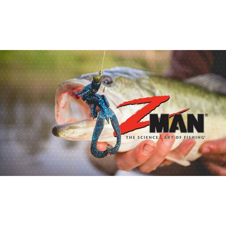 Z-Man Fishing Razor Shadz 4.5 Lure, Breaking Bream, 4 Count