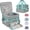 Grey, variant on Carrying Case Compatible with Cricut EasyPress 2/Cricut EasyPress3 (9"x9",10"x10",12"x10"),Double-Layer Heat Press Machine Storage Bag Fits for Htvront(10"x10"),Tools and Accessories,Easy Press Mat