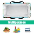thumbnail image 5 of Christmas sled Large Capacity Reusable Oxford Cloth Grocery Basket - Foldable Shopping Bag for Picnics & Shopping, 5 of 7
