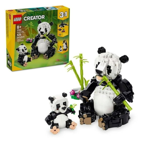 Set LEGO Creator Fauna Salvaje: Familia de Pandas 31165