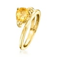 thumbnail image 3 of Ross-Simons 0.90 Carat Citrine Wrap Ring in 18kt Gold Over Sterling, Women's, Adult, 3 of 5