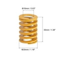 thumbnail image 2 of Unique Bargains Die Ressort 2 Pack 30mm OD 35mm Long Spirale d'Estampage Léger Charge Compression Die Ressorts Jaune, 2 of 5