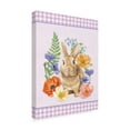 thumbnail image 2 of Trademark Fine Art 'Sunny Bunny II Checker Border Purple' Canvas Art by Mary Urban, 2 of 3